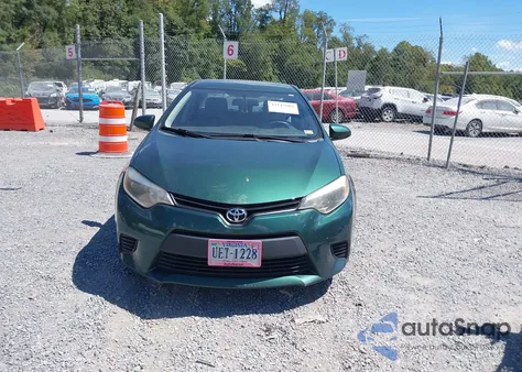 2014 Toyota Corolla Le из США, поврежденный, VIN 2T1BURHE1EC194858
